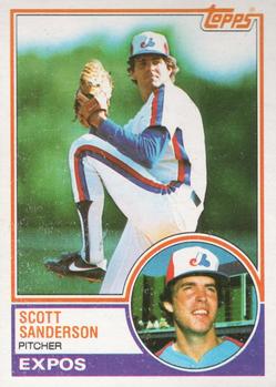 1983 Topps #717 Scott Sanderson Front