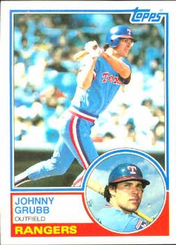 1983 Topps #724 Johnny Grubb Front