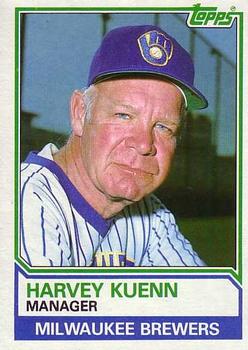 1983 Topps #726 Harvey Kuenn Front