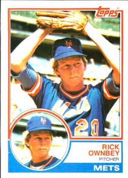 1983 Topps #739 Rick Ownbey Front