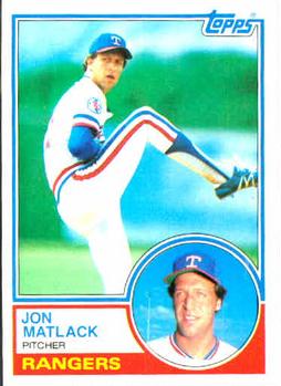 1983 Topps #749 Jon Matlack Front