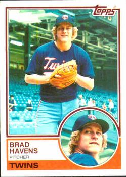 1983 Topps #751 Brad Havens Front