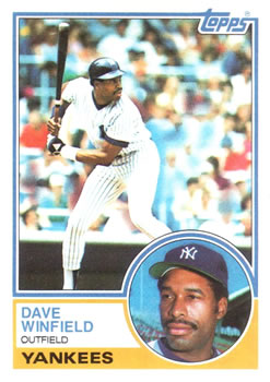 1983 Topps #770 Dave Winfield Front