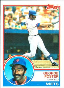 1983 Topps #80 George Foster Front