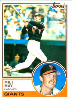 1983 Topps #84 Milt May Front