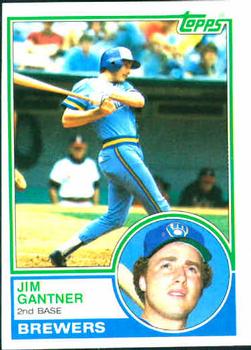 1983 Topps #88 Jim Gantner Front