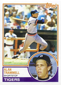1983 Topps #95 Alan Trammell Front