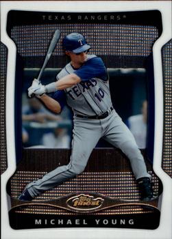2009 Finest #73 Michael Young Front