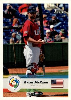 2009 Topps World Baseball Classic Box Set #14 Brian McCann Front