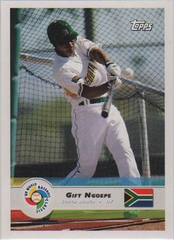 2009 Topps World Baseball Classic Box Set #44 Gift Ngoepe Front
