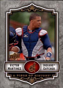 2009 Upper Deck A Piece of History #27 Victor Martinez Front