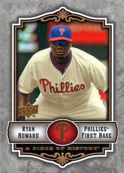 2009 Upper Deck A Piece of History #72 Ryan Howard Front