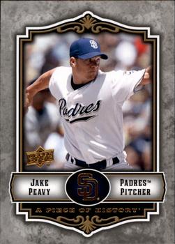 2009 Upper Deck A Piece of History #78 Jake Peavy Front