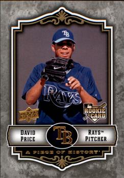 2009 Upper Deck A Piece of History #101 David Price Front