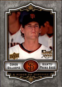 2009 Upper Deck A Piece of History #102 Conor Gillaspie Front