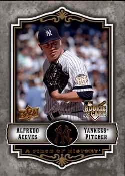 2009 Upper Deck A Piece of History #105 Alfredo Aceves Front
