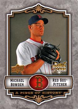 2009 Upper Deck A Piece of History #107 Michael Bowden Front
