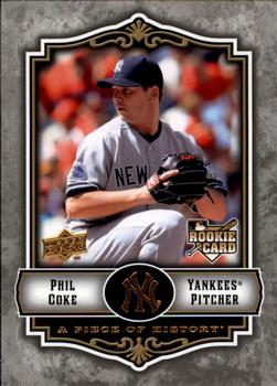 2009 Upper Deck A Piece of History #111 Phil Coke Front