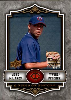 2009 Upper Deck A Piece of History #140 Jose Mijares Front