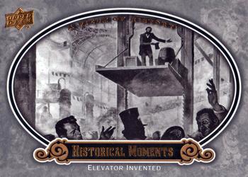 2009 Upper Deck A Piece of History #176 Elevator Invented Front
