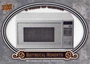 2009 Upper Deck A Piece of History #177 Microwave Oven Invented Front