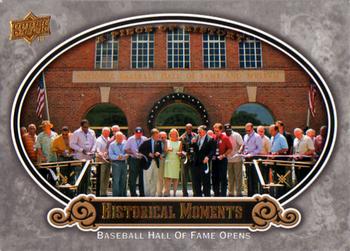 2009 Upper Deck A Piece of History #190 Baseball Hall of Fame Opens Front
