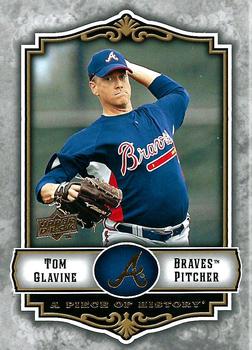 2009 Upper Deck A Piece of History #7 Tom Glavine Front