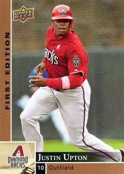 2009 Upper Deck First Edition #8 Justin Upton Front