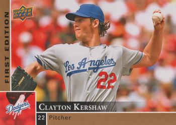 2009 Upper Deck First Edition #164 Clayton Kershaw Front