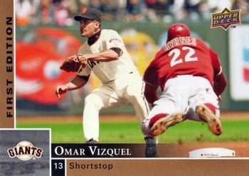 2009 Upper Deck First Edition #253 Omar Vizquel Front