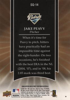 2009 Upper Deck First Edition - StarQuest #SQ-14 Jake Peavy Back