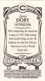 2014 Topps Gypsy Queen - Mini #199 Larry Doby Back