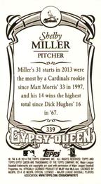 2014 Topps Gypsy Queen - Mini #339 Shelby Miller Back