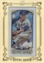 2014 Topps Gypsy Queen - Framed Mini Clear #98 Phil Niekro Front