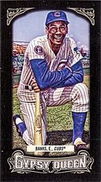 2014 Topps Gypsy Queen - Mini Black #111 Ernie Banks Front