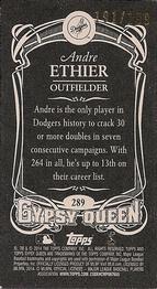 2014 Topps Gypsy Queen - Mini Black #289 Andre Ethier Back