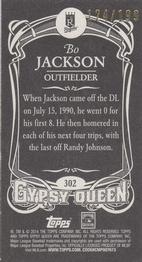 2014 Topps Gypsy Queen - Mini Black #302 Bo Jackson Back
