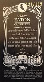 2014 Topps Gypsy Queen - Mini Black #188 Adam Eaton Back