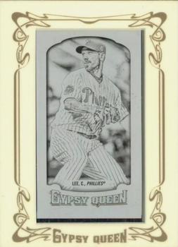 2014 Topps Gypsy Queen - Mini Framed Printing Plates Black #323 Cliff Lee Front