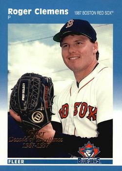 1997 Fleer - Decade of Excellence #3 Roger Clemens Front