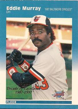 1997 Fleer - Decade of Excellence #9 Eddie Murray Front