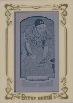 2014 Topps Gypsy Queen - Mini Framed Printing Plates Cyan #28 Lou Boudreau Front