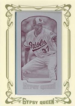 2014 Topps Gypsy Queen - Mini Framed Printing Plates Magenta #27 Kevin Gausman Front