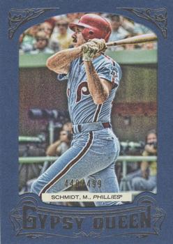2014 Topps Gypsy Queen - Framed Blue #116 Mike Schmidt Front