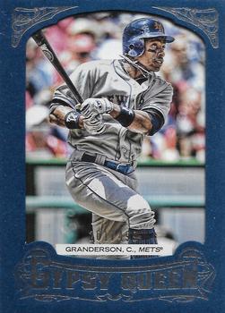 2014 Topps Gypsy Queen - Framed Blue #138 Curtis Granderson Front