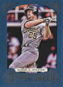2014 Topps Gypsy Queen - Framed Blue #191 Mark McGwire Front
