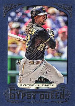 2014 Topps Gypsy Queen - Framed Blue #230 Andrew McCutchen Front