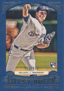 2014 Topps Gypsy Queen - Framed Blue #296 Jimmy Nelson Front