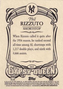 2014 Topps Gypsy Queen - Framed Blue #161 Phil Rizzuto Back