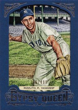 2014 Topps Gypsy Queen - Framed Blue #161 Phil Rizzuto Front